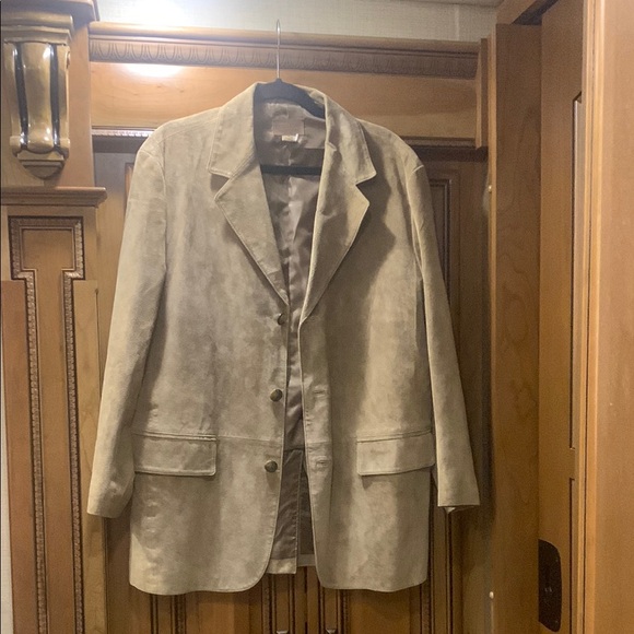 PENDLETON Western Suede Tan Blazer Size Medium